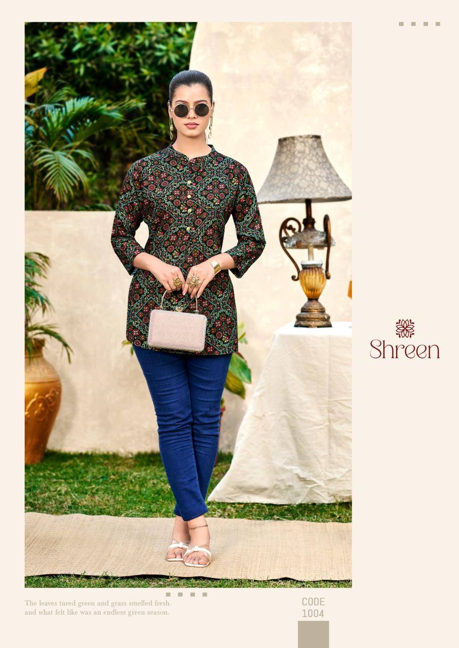 Shreen trendz new vol Kurti set wholesaler